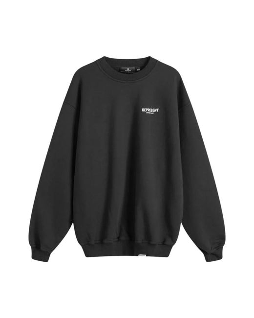 Represent Hoodies & Sweatvesten ,Zwart ,Katoen Owners Club Sweatshirt in het Black voor heren