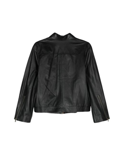 Forte_forte Black Leather Jackets