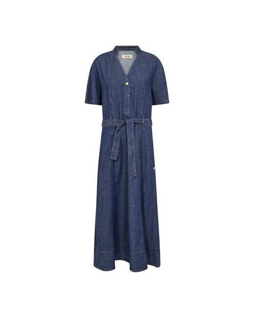 Mos Mosh Blue Shirt Dresses