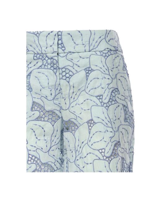 Genny Blue Wide Trousers