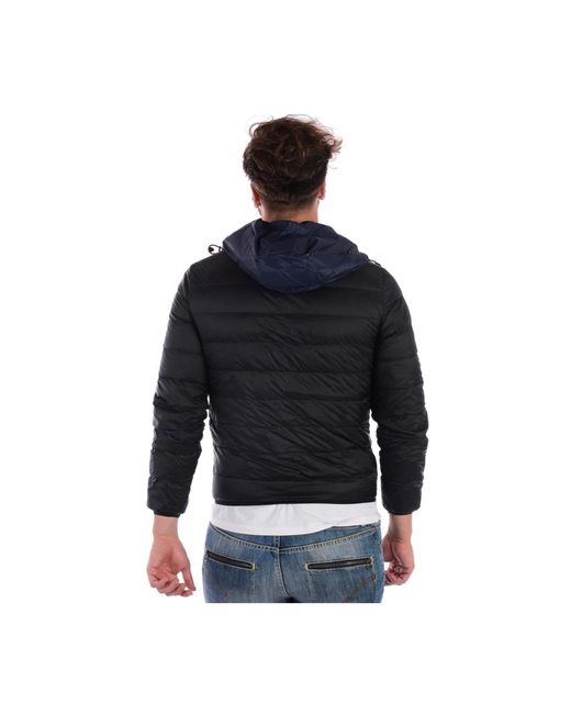 Emporio Armani Black Winter Jackets for men