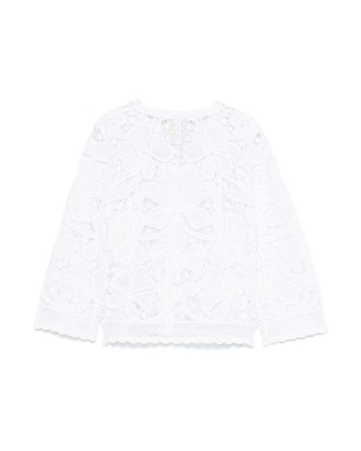Cardigans di Semicouture in White