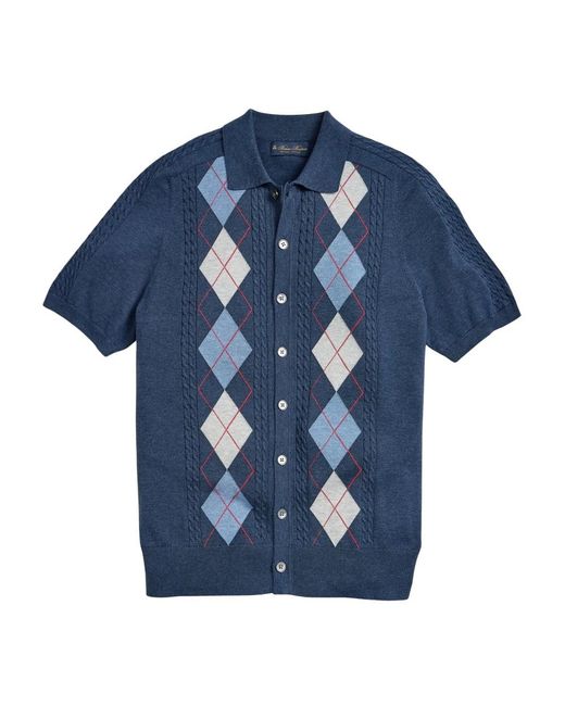 Cardigans Brooks Brothers pour homme en coloris Blue