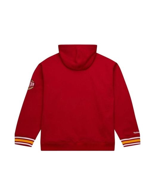 Mitchell & Ness Hoodies in het Red voor heren