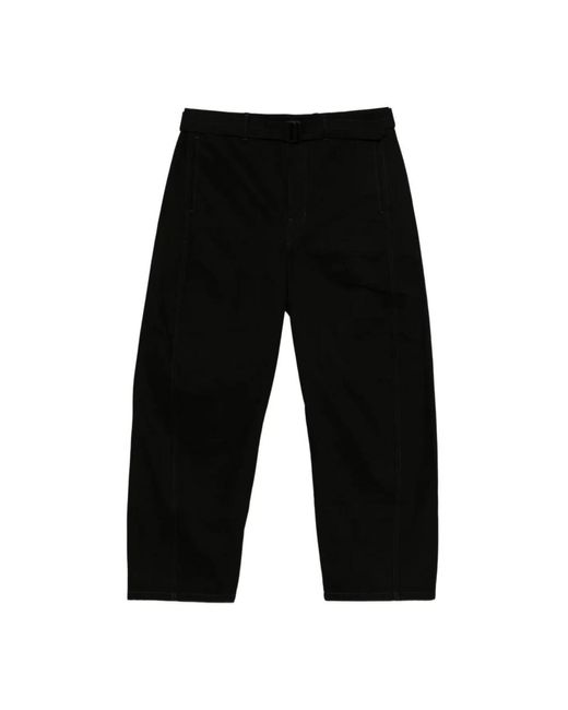 Lemaire Wide Trousers in het Black