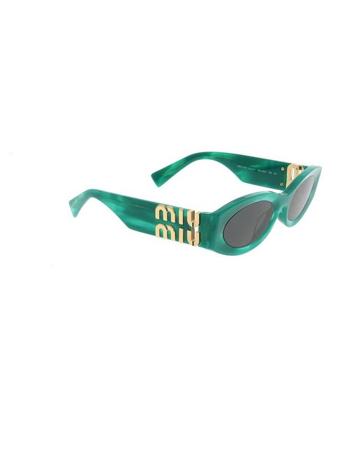 Miu Miu Green Stylische sonnenbrille