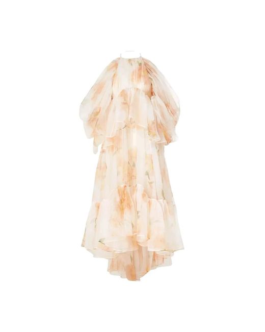 Midi Dresses Zimmermann de color Natural