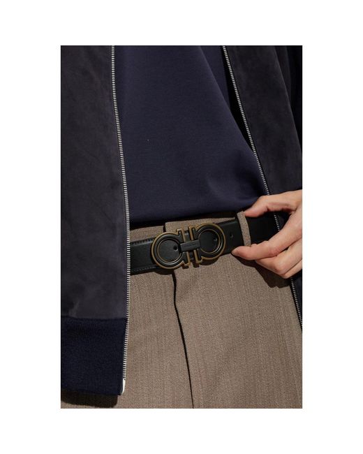 Belts di Ferragamo in Black da Uomo