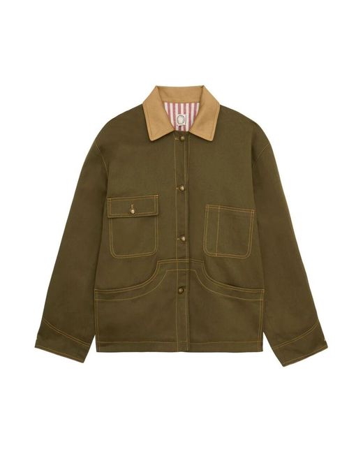 Ines De La Fressange Paris Green Melchior jacket