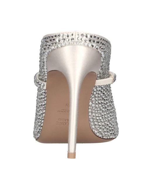 Malone Souliers Metallic Heeled Mules