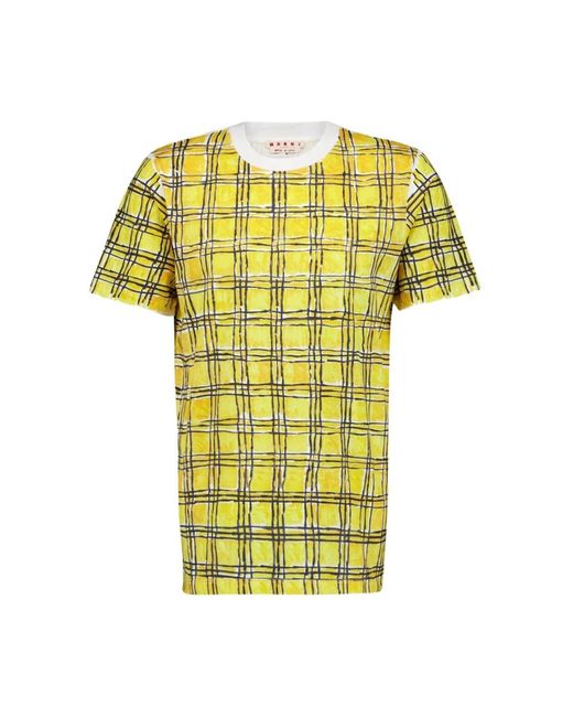 Marni Yellow T-Shirts for men