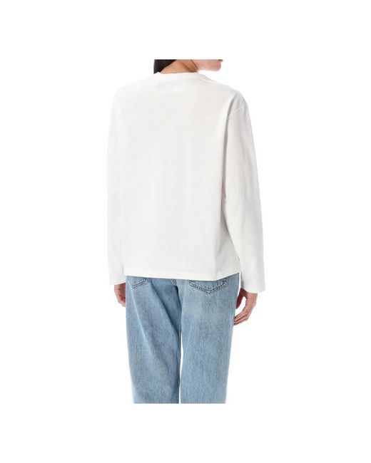 Polo Ralph Lauren White Long Sleeve Tops