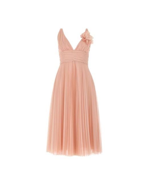 Anna Molinari Pink Stilvolles abiti kleid