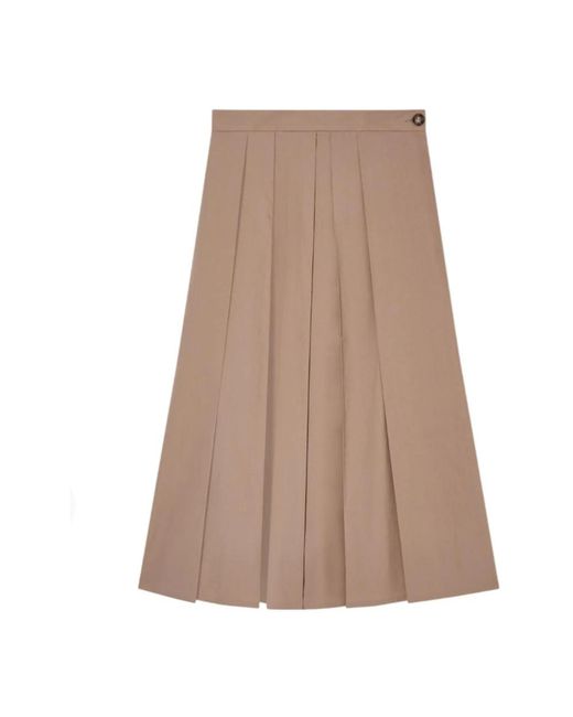 Emporio Armani Brown Midi Skirts