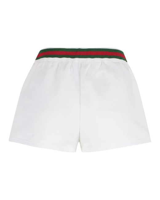 Gucci White Short Shorts