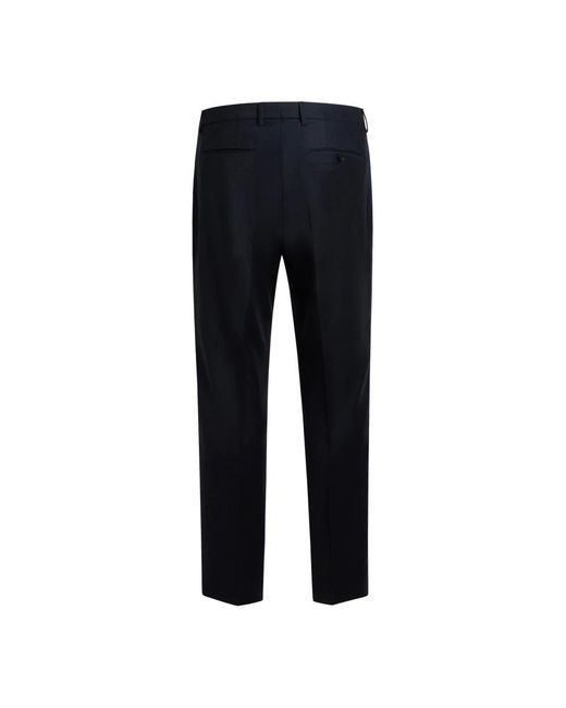 Etro Broeken ,Blauw ,Wol Wollen Cargobroek in het Blue voor heren