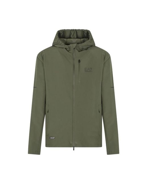 EA7 Green Light Jackets for men