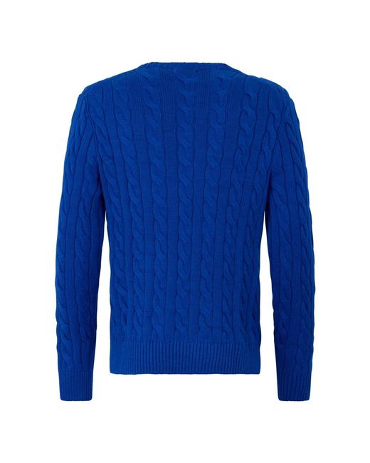 Polo Ralph Lauren Blue Round-Neck Knitwear for men