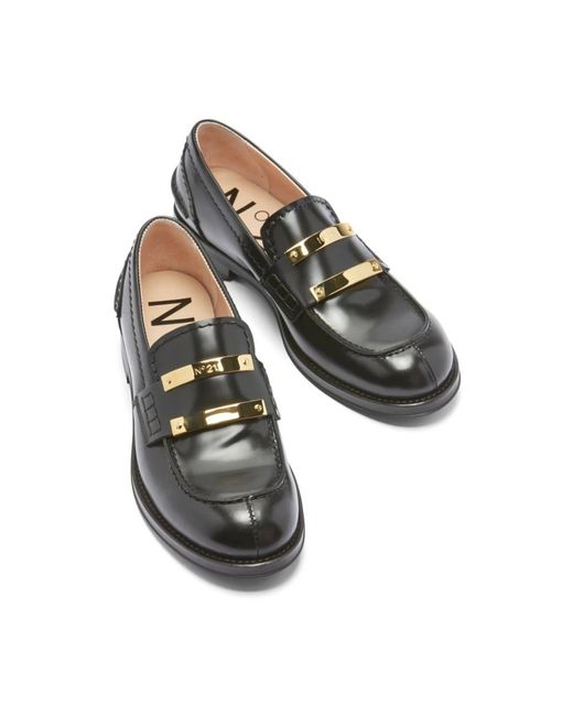 N°21 Black Loafers