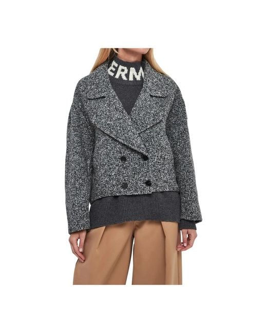 Ermanno Scervino Gray Blazers