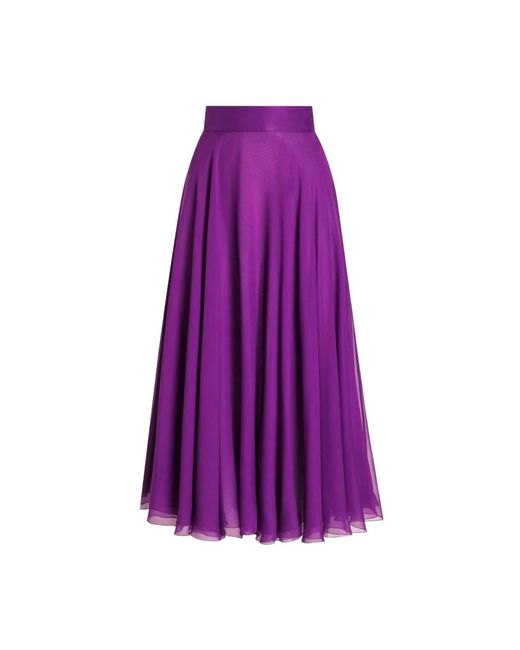 Dolce & Gabbana Women's Purple Midi Skirts