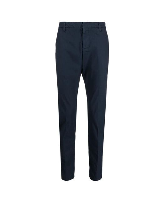 Dondup Broeken ,Blauw ,Katoen Pantalone Gaubert 894 Chinos in het Blue voor heren