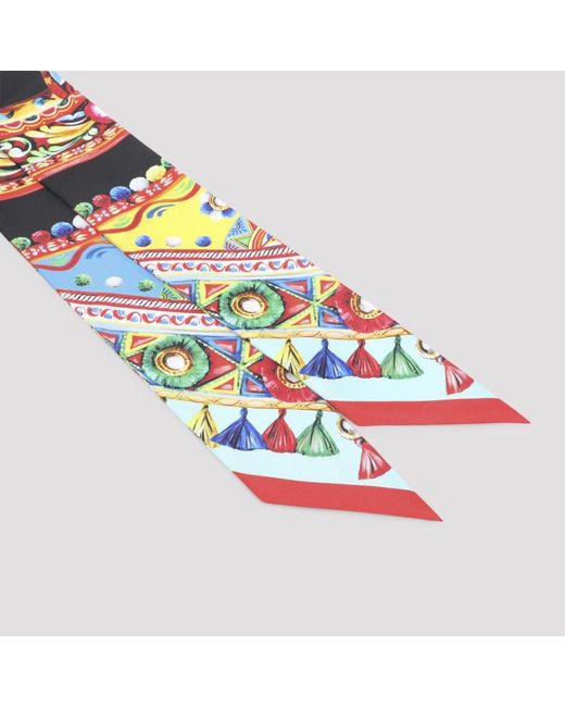 Dolce & Gabbana White Dolce & Gabbana Foulard
