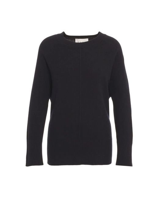 Kaos Black Round-Neck Knitwear