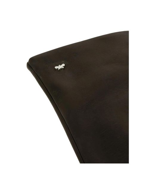 Weekend by Maxmara Black Schwarze Handschuhe Für Das Wochenende
