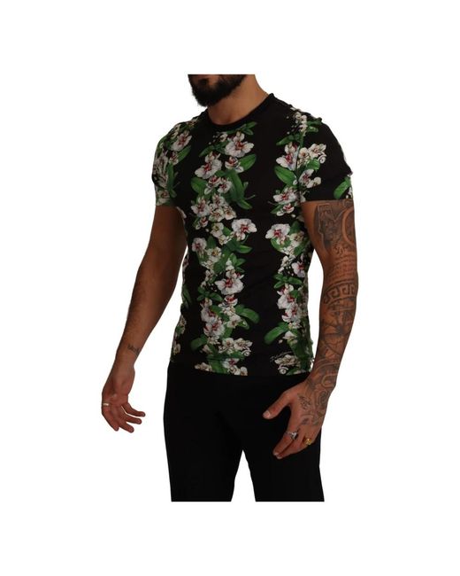 Dolce & Gabbana Black T-Shirts for men
