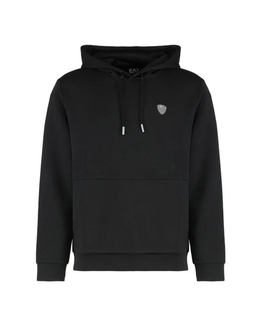 Hoodies EA7 pour homme en coloris Black