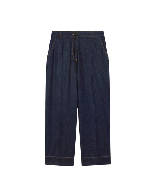 Cropped Jeans di Elena Miro in Blue