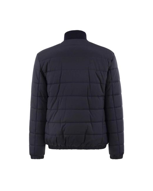 Kiton Blue Winter Jackets for men