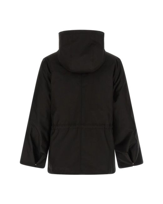 Yves Salomon Black Parkas