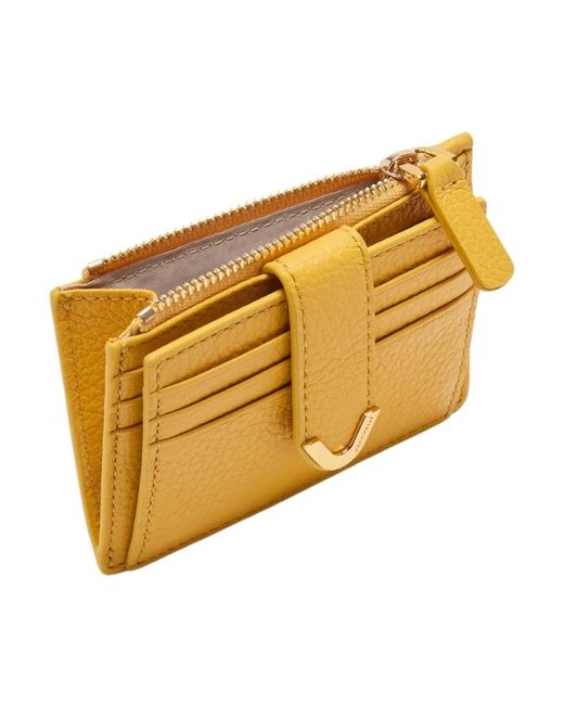 Coccinelle Yellow Dew Card Holder