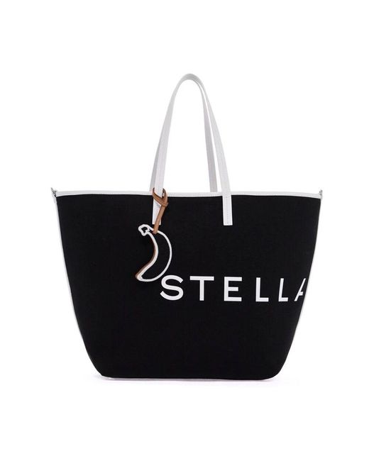 Stella McCartney Black Bananatex® tote tasche