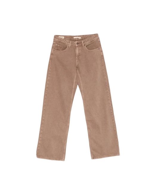 Levi's Wide Jeans in het Brown