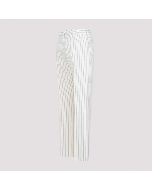 Tom Ford White Wide trousers