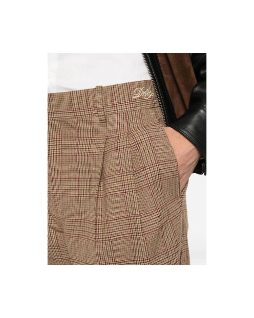 Drole de Monsieur Brown Suit Trousers for men