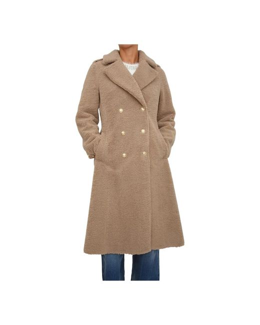 Guess Natural Double-Breasted Coats