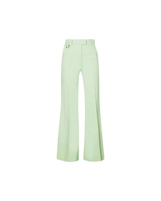 Pantalones de corte ancho Liu Jo de color Green