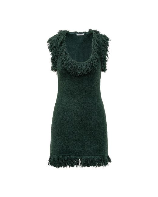 Ferragamo Green Knitted Dresses