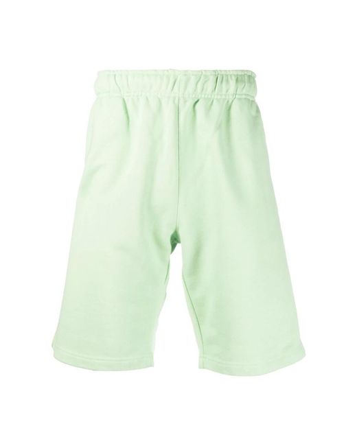 032c Korte Broeken ,Groen Phosphor Sweatshorts in het Green voor heren