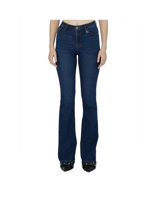 Jeans a zampa in denim blu classico di RICHMOND in Blue
