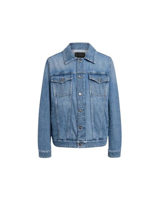Dondup Blue Denim Jackets for men