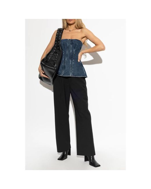 Agolde Blue Sleeveless Tops