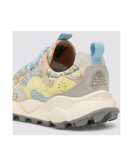 Flower Mountain White Sneakers