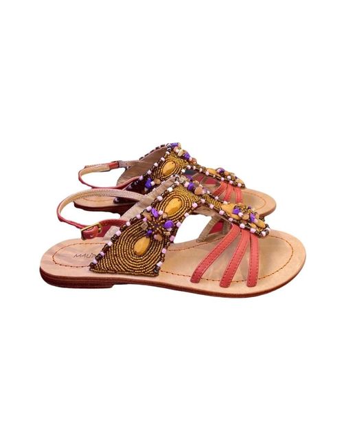 Maliparmi Pink Flat Sandals