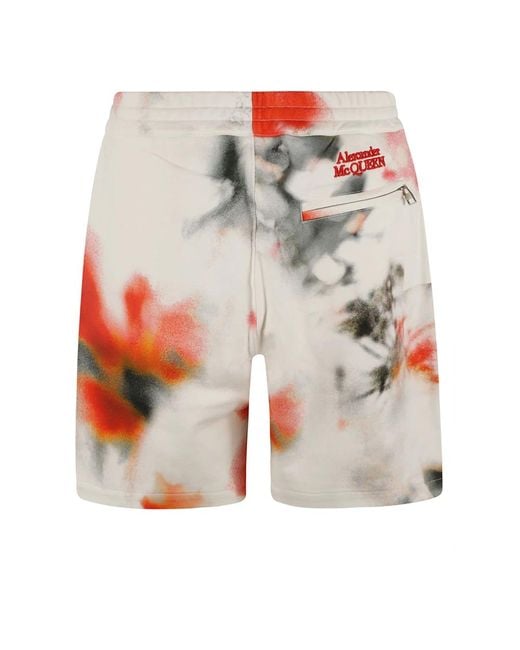McQueen Gray Casual Shorts for men