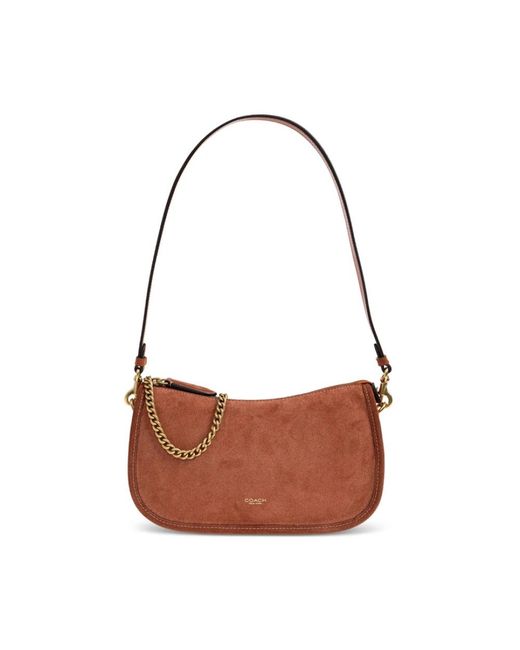COACH Brown Shoulder Bags